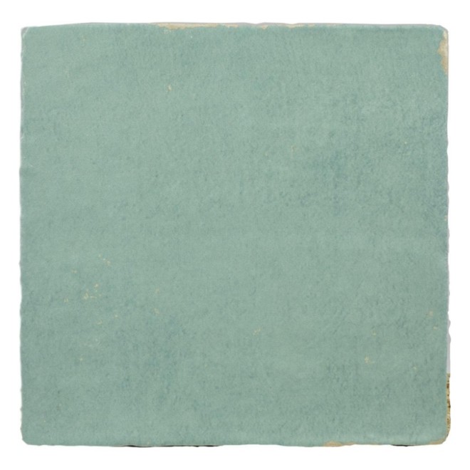 Wandtegel Dutch 13x13cm Vierkant Mat Turquoise